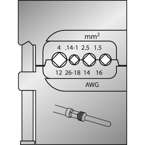 202GCS 18 - PINZE MODULARI PER CRIMPARE - Orig. Gedore